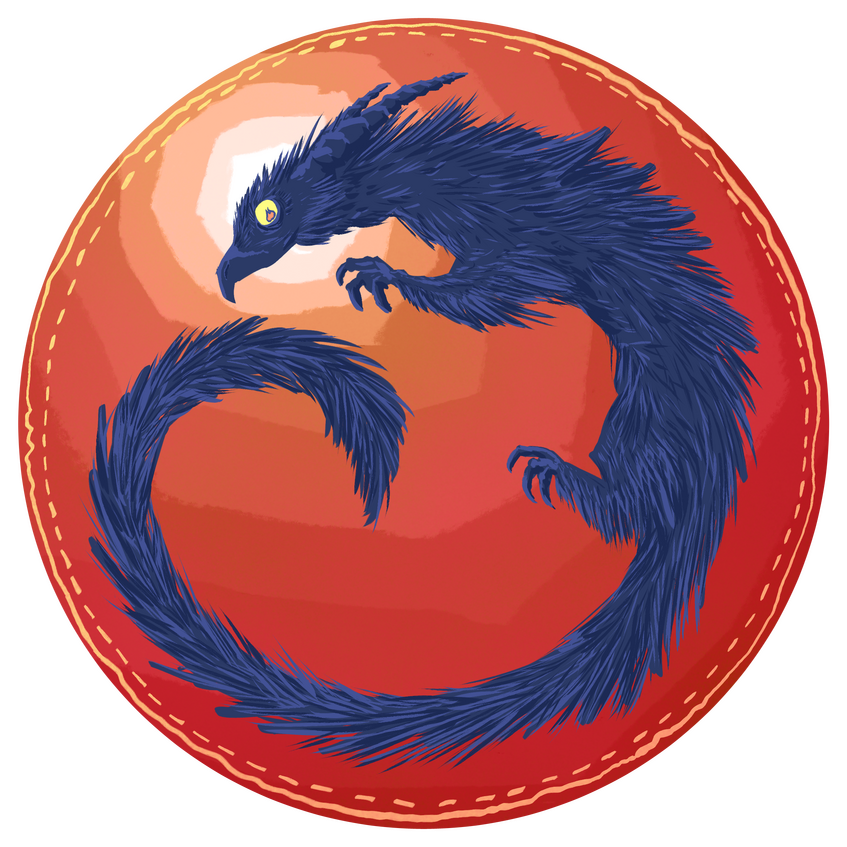 Even a Wyrm Will Turn - Sticker design